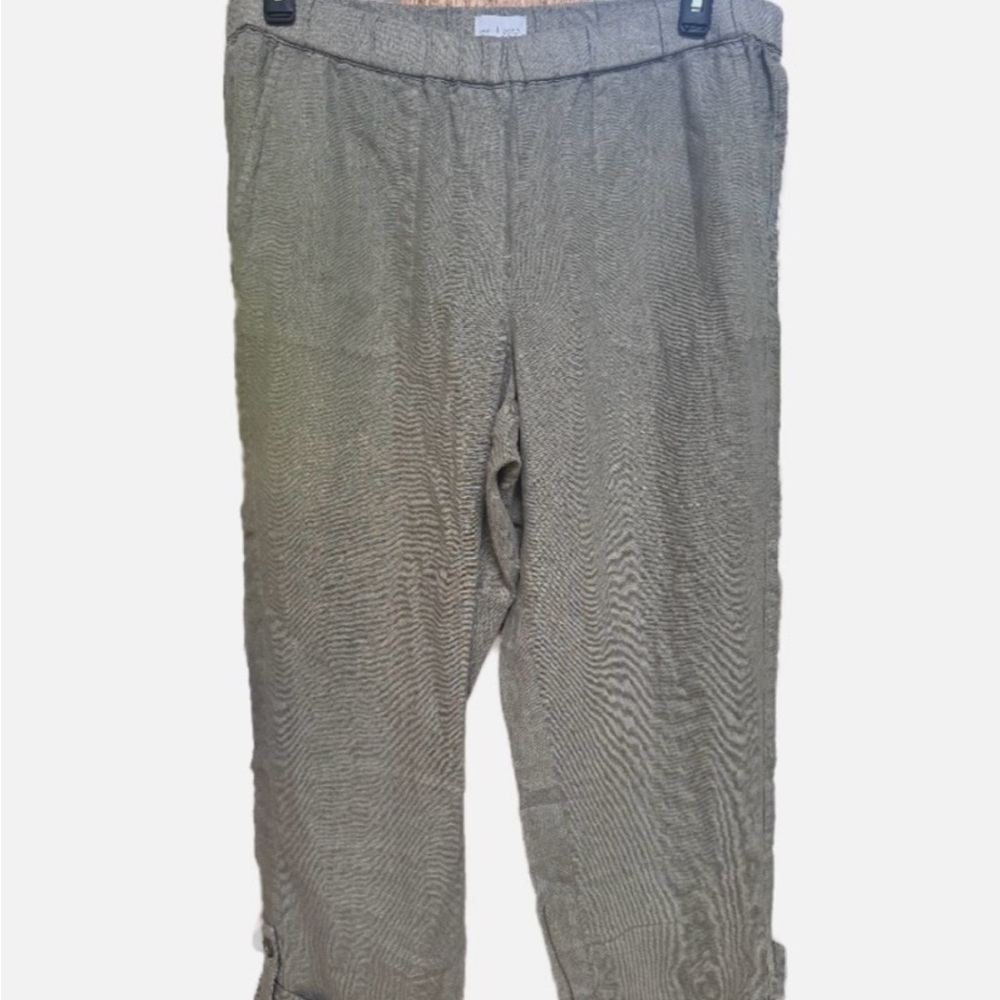 J. Jill Cropped Ankle Pants in Olive Green 18-19” Waist